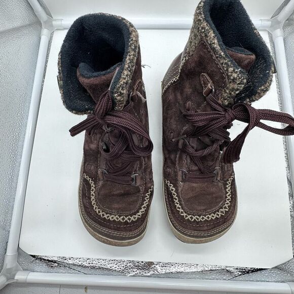 MERRELL Puffin Lace Mid Brown Suede PolarTec Women\'s Winter Boots Size 8 main image 8